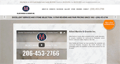 Desktop Screenshot of alliedmarbleinc.com